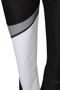 WTV175 Online Order Women's Sport Suit Design Black and White Contrast Sport Suit Sport Suit Factory 100% Polyester  detail view-7